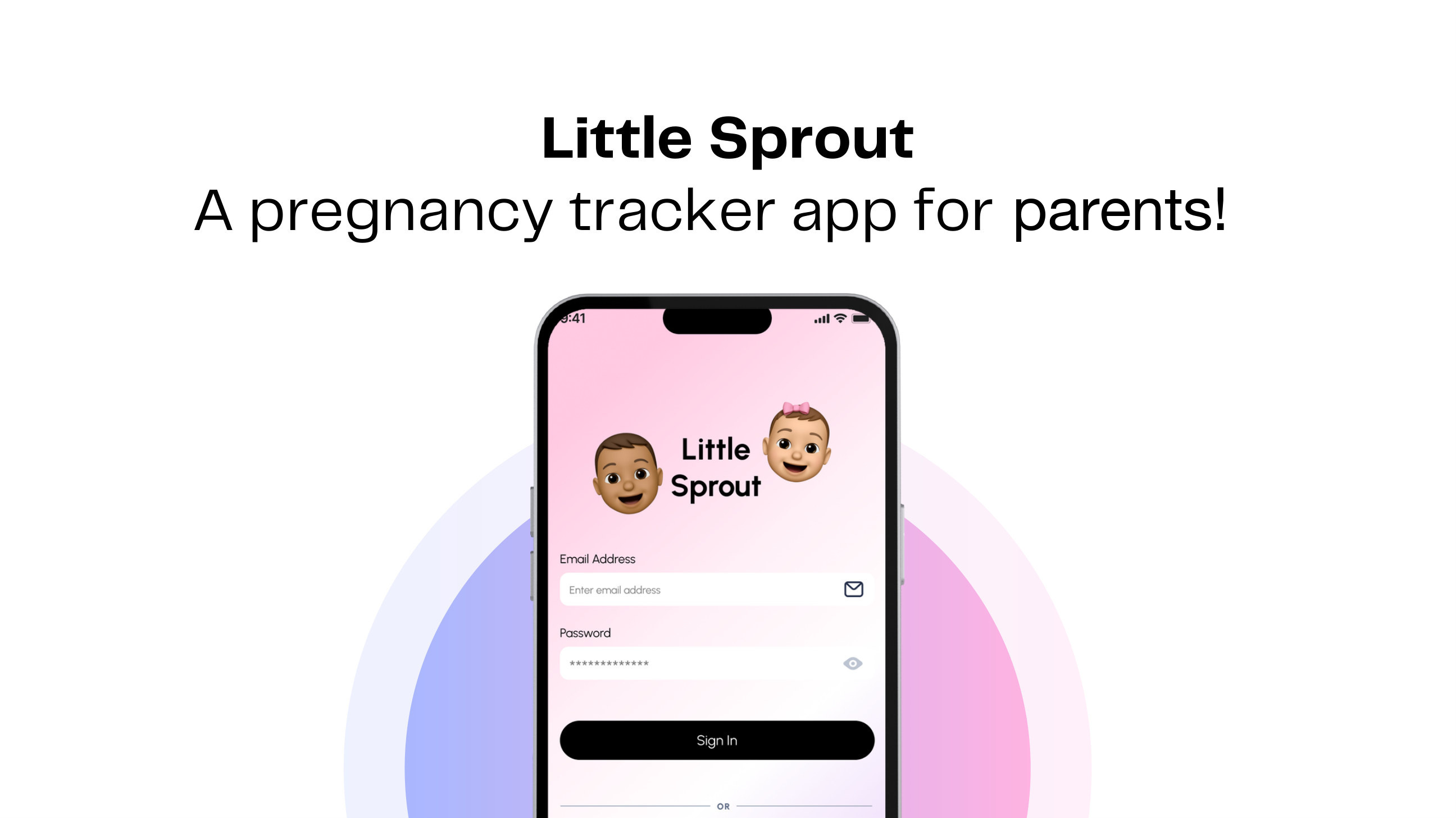 Little Sprout low-fidelity wireframes from slide 18